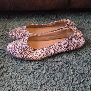 Toms Women's Judith Ballet Flats 9 Tan Black